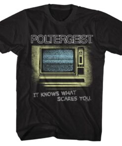 Poltergeist It Knows What Scares You Men’s T Shirt Poltergeist It Knows What Scares You Men’s T Shirt