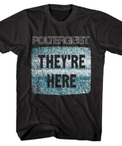 Poltergeist Static TV They’re Here Men’s T Shirt Poltergeist Static TV They’re Here Men’s T Shirt
