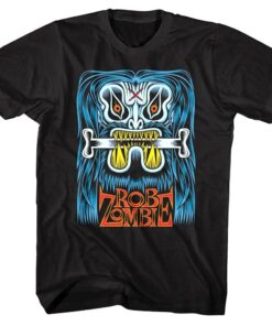 Rob Zombie Blue Beast Martinhead Rocks Men’s T Shirt Rob Zombie Blue Beast Martinhead Rocks Men’s T Shirt