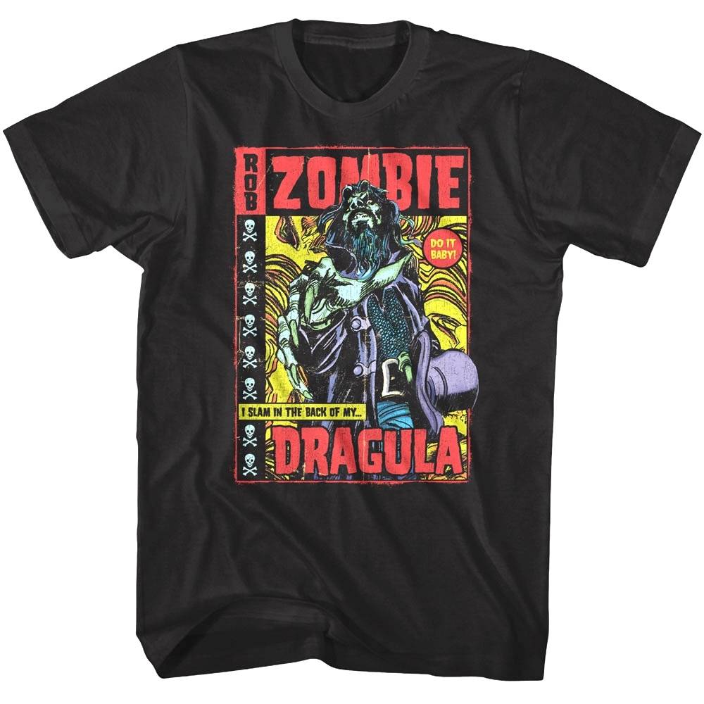 Rob Zombie Dragula Comic Men's T Shirt Rob Zombie Dragula Comic Men's T Shirt