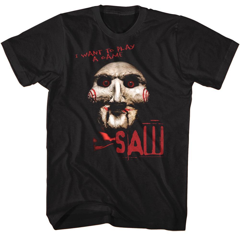 SAW Billy the Puppet Evil Red Eyes Men's T Shirt SAW Billy the Puppet Evil Red Eyes Men's T Shirt