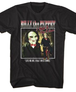 SAW Billy the Puppet Wants to Play a Game Men’s T Shirt SAW Billy the Puppet Wants to Play a Game Men’s T Shirt