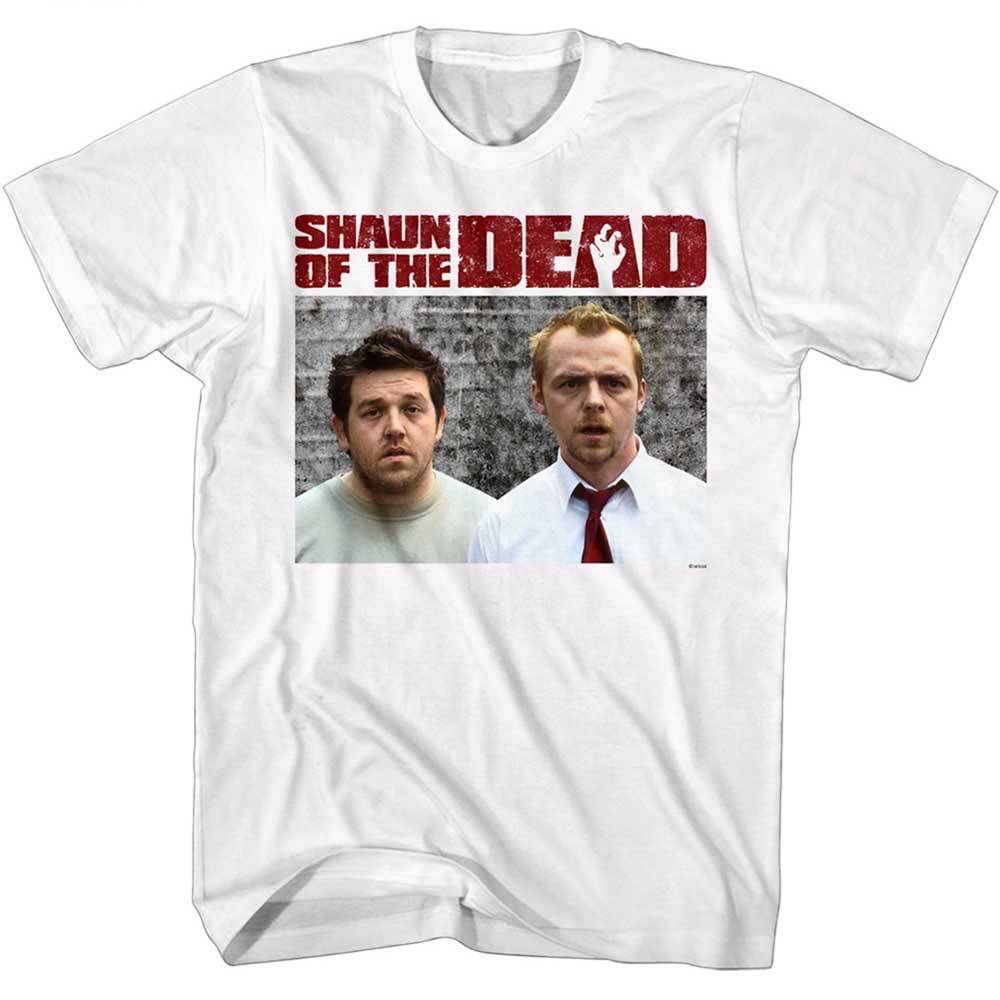 Shaun of the Dead Shocked Expressions Men's T Shirt Shaun of the Dead Shocked Expressions Men's T Shirt