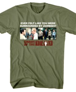 Shaun of the Dead Surrounded by Zombies Men’s T Shirt Shaun of the Dead Surrounded by Zombies Men’s T Shirt