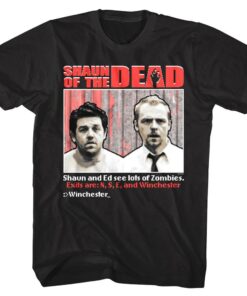 Shaun of the Dead Zombie Video Game Men’s T Shirt Shaun of the Dead Zombie Video Game Men’s T Shirt