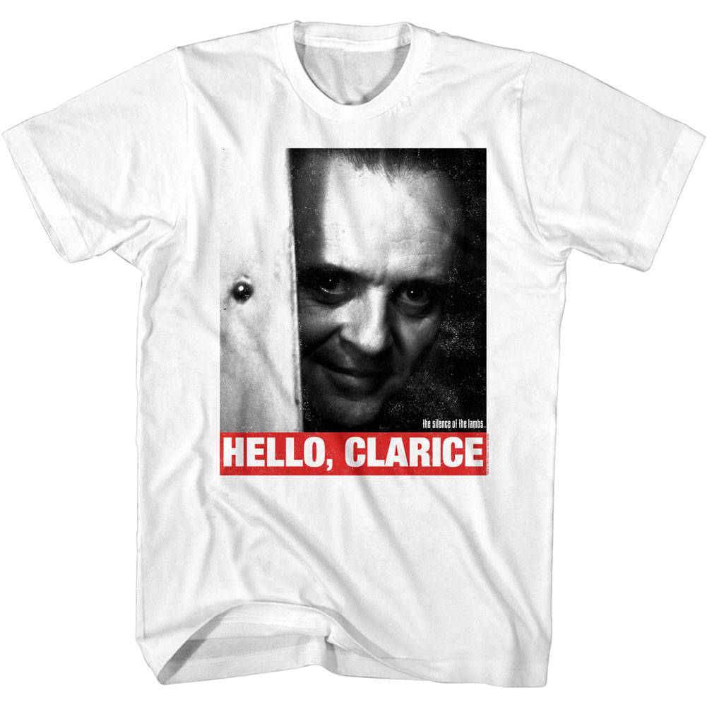 Silence of The Lambs Hello Clarice Quote Men's T Shirt Silence of The Lambs Hello Clarice Quote Men's T Shirt