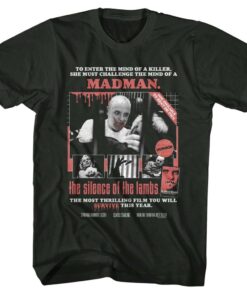 Silence of The Lambs Mind of a Madman Men’s T Shirt Silence of The Lambs Mind of a Madman Men’s T Shirt