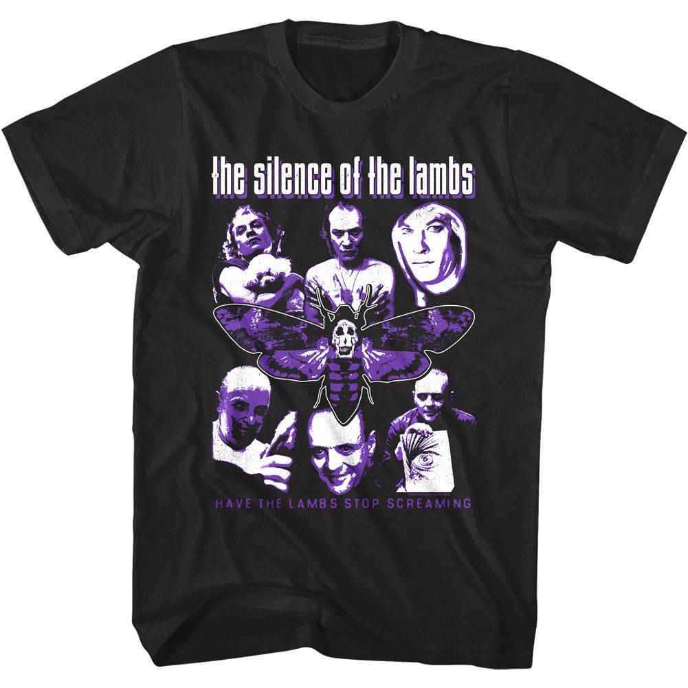 Silence of The Lambs Screaming Faces Men's T Shirt Silence of The Lambs Screaming Faces Men's T Shirt