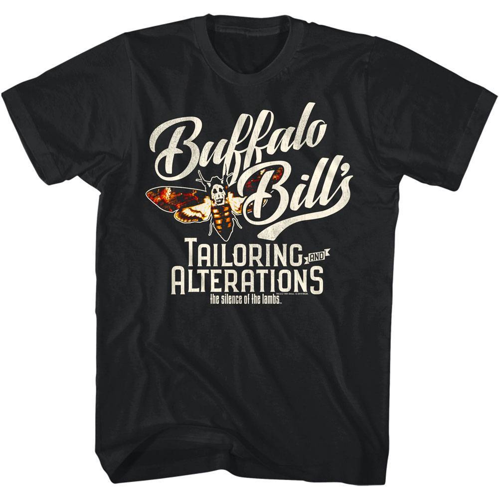 Silence of the Lambs Buffalo Bill's Tailoring Alterations Men's T Shirt Silence of the Lambs Buffalo Bill's Tailoring Alterations Men's T Shirt