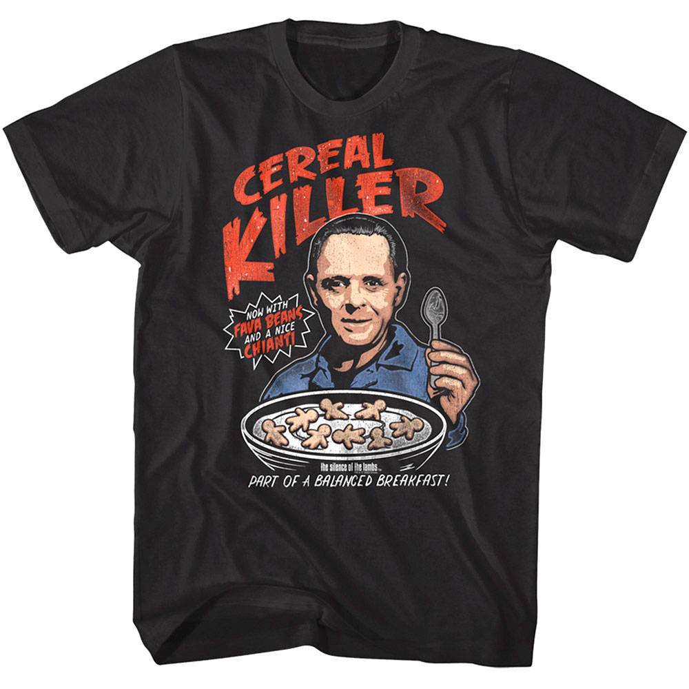 Silence of the Lambs Cereal Killer Men's T Shirt Silence of the Lambs Cereal Killer Men's T Shirt