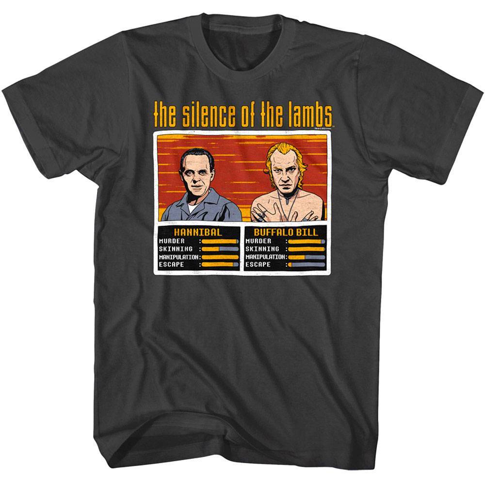 Silence of the Lambs Hannibal v Buffalo Bill Men's T Shirt Silence of the Lambs Hannibal v Buffalo Bill Men's T Shirt