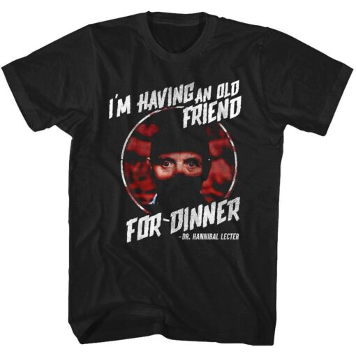 Silence of the Lambs Having An Old Friend For Dinner Men’s T Shirt
