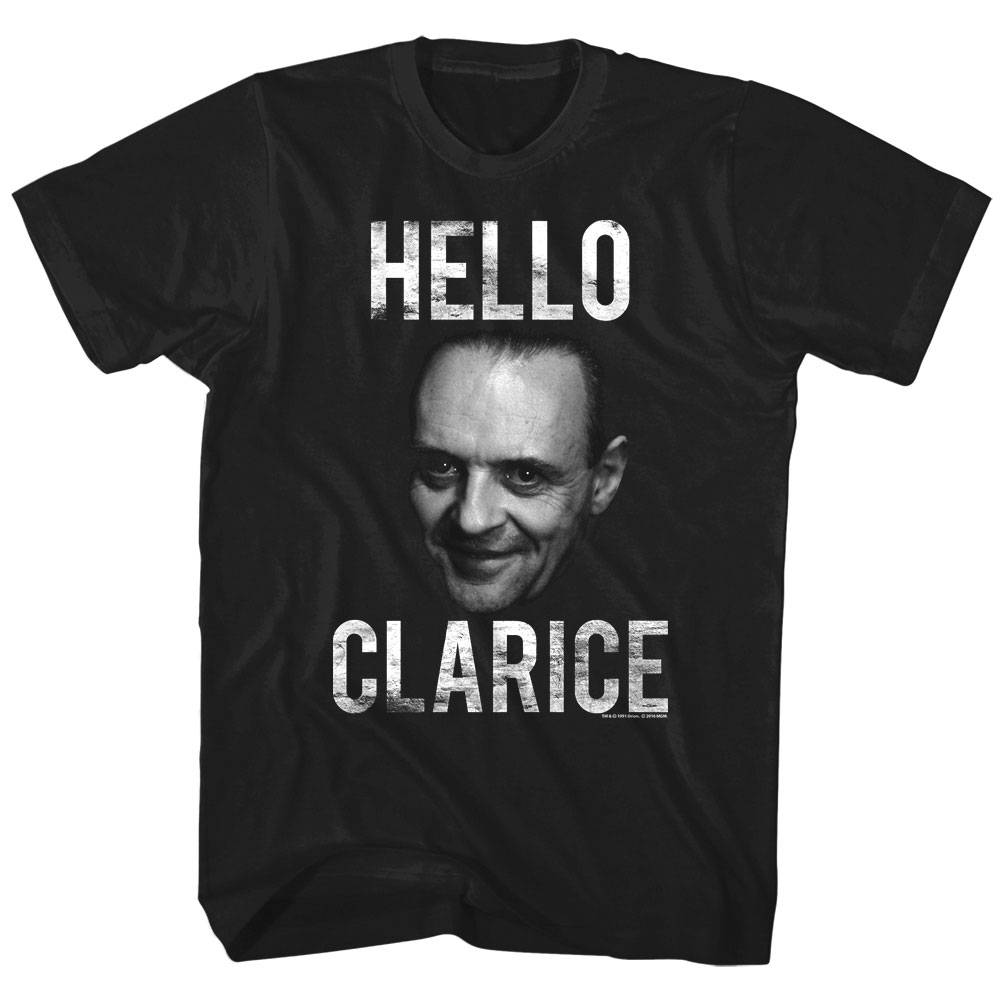Silence of the Lambs Hello Clarice Men's T Shirt Silence of the Lambs Hello Clarice Men's T Shirt