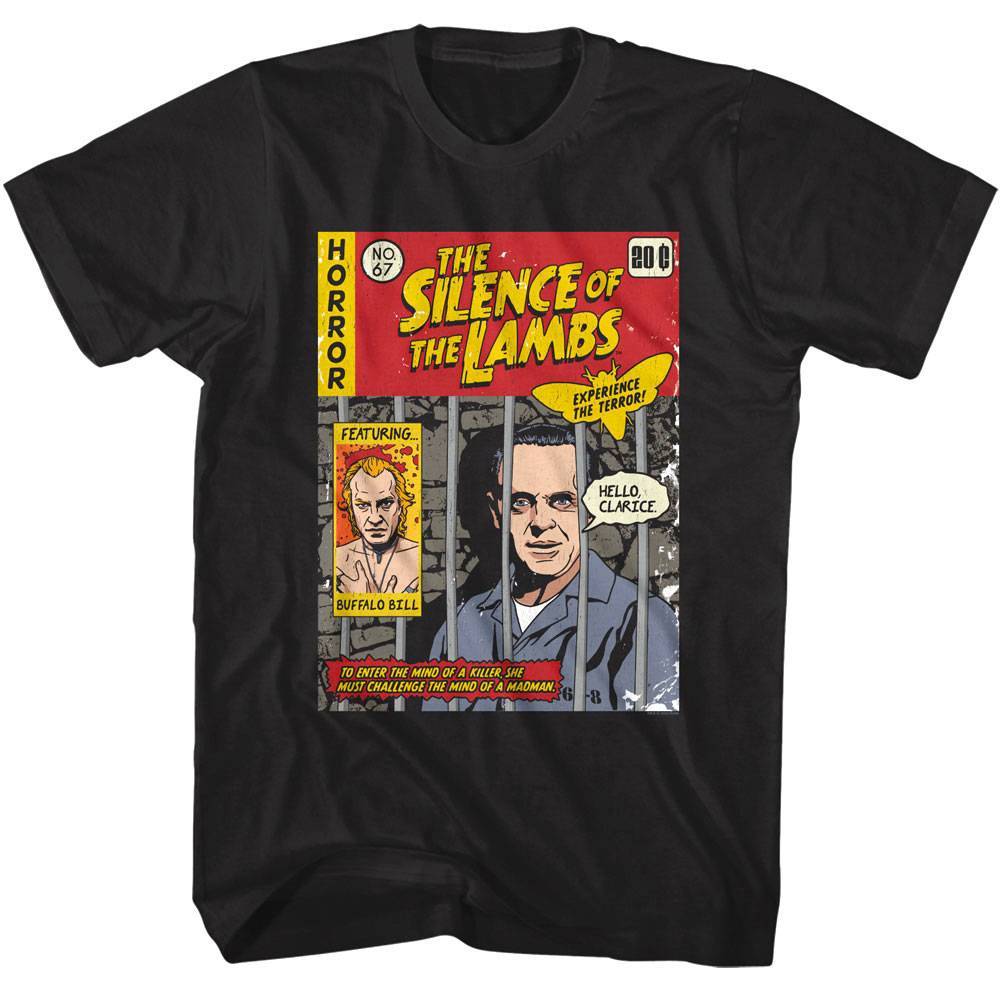 Silence of the Lambs Horror Comic Men's T Shirt Silence of the Lambs Horror Comic Men's T Shirt