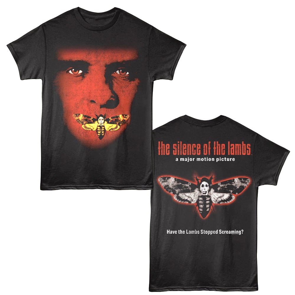Silence of the Lambs Movie Artwork Men's T Shirt Silence of the Lambs Movie Artwork Men's T Shirt