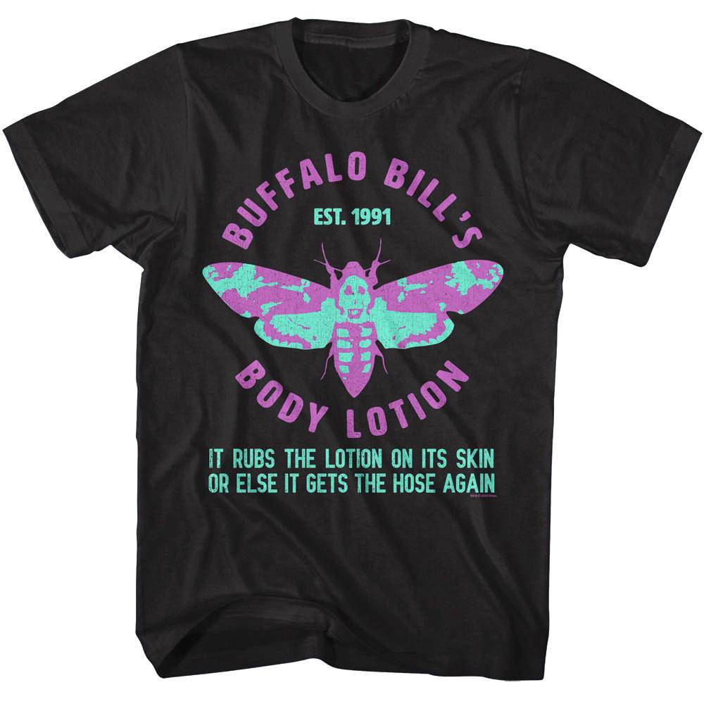 Silence of the Lambs Neon Body Lotion Men's T Shirt Silence of the Lambs Neon Body Lotion Men's T Shirt
