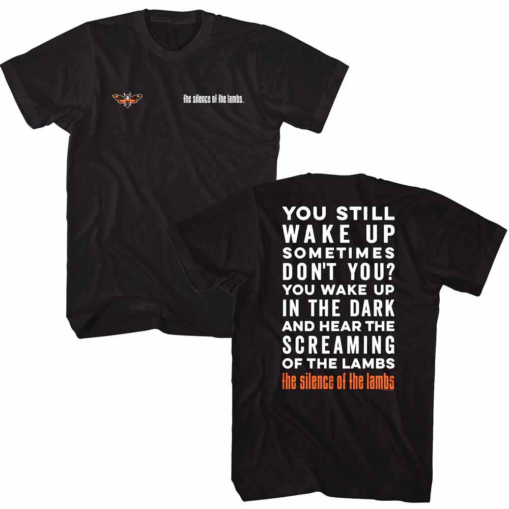 Silence of the Lambs You Still Wake Up Sometimes Quote Men's T Shirt Silence of the Lambs You Still Wake Up Sometimes Quote Men's T Shirt