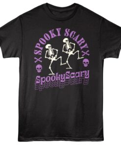 Spooky Scary Skeletons Dancing Men’s T Shirt Spooky Scary Skeletons Dancing Men’s T Shirt