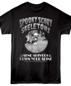 Spooky Scary Skeletons Drumsticks Men’s T Shirt Spooky Scary Skeletons Drumsticks Men’s T Shirt