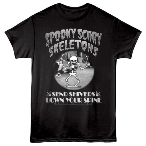 Spooky Scary Skeletons Drumsticks Men’s T Shirt