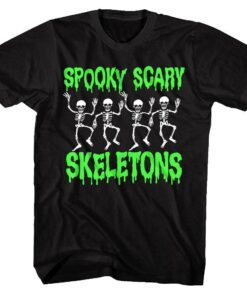 Spooky Scary Skeletons Line Dancing Men’s T Shirt Spooky Scary Skeletons Line Dancing Men’s T Shirt