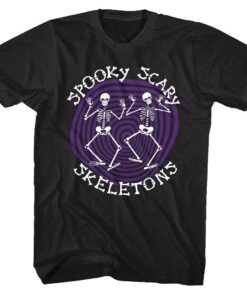 Spooky Scary Skeletons Purple Vortex Men’s T Shirt Spooky Scary Skeletons Purple Vortex Men’s T Shirt