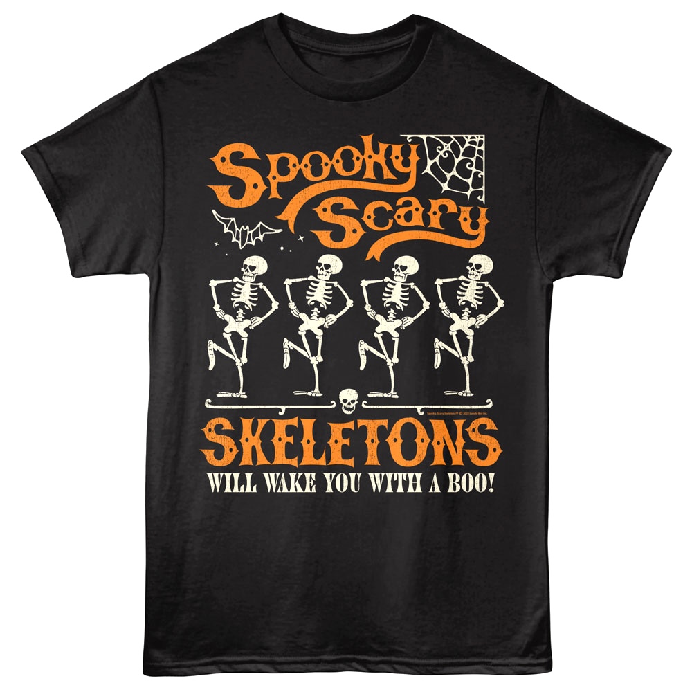Spooky Scary Skeletons will Wake you with a Boo Men's T Shirt Spooky Scary Skeletons will Wake you with a Boo Men's T Shirt