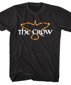 The Crow Burning Bird Logo Men’s T Shirt