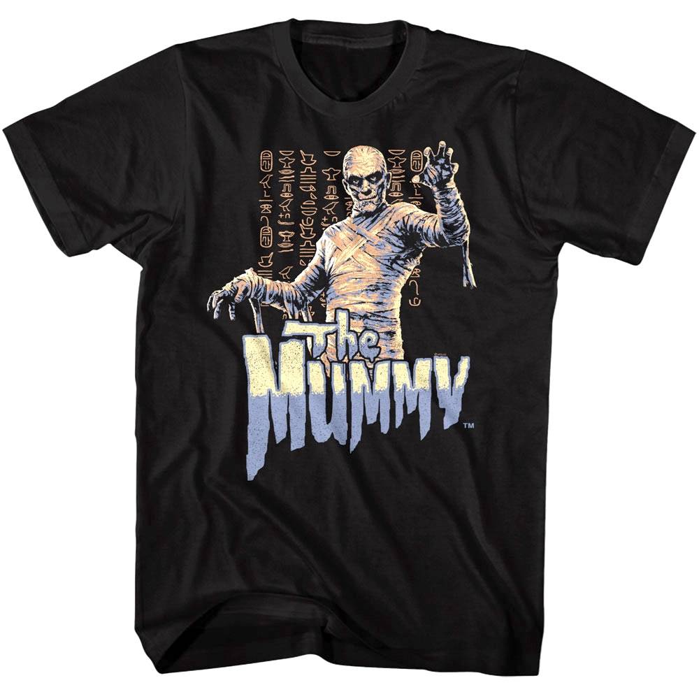 The Mummy Egyptian Glyphs Men's T Shirt The Mummy Egyptian Glyphs Men's T Shirt