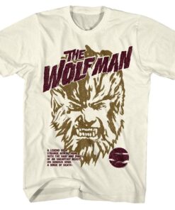 Universal Monsters The Wolfman Men’s T Shirt Universal Monsters The Wolfman Men’s T Shirt