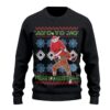 Ayo Yo Yo Merry Christmas Wrestling Ugly Christmas Sweater