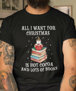Book Christmas Tree Shirt All I Want For Christmas