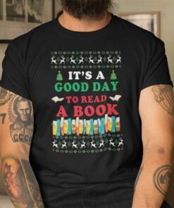 Book Christmas Tree Shirt It’s A Good Day To Read A Book