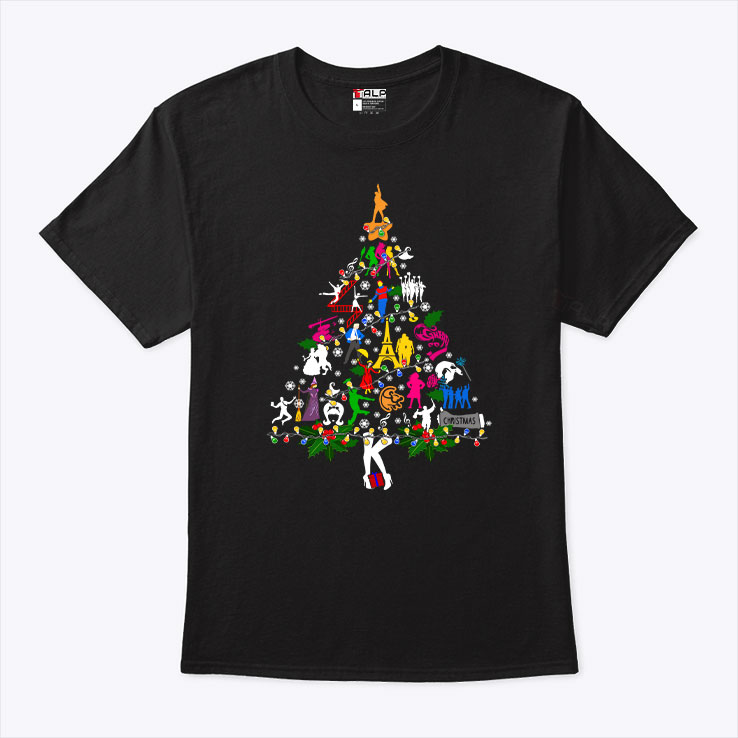 Broadway Musical Theater Christmas Tree Shirt Hamilton Xmas Tree Broadway Musical Theater Christmas Tree Shirt Hamilton Xmas Tree
