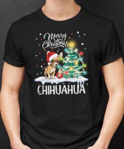 Chihuahua Christmas T Shirt Merry Christmas Chihuahua