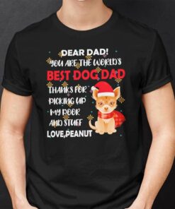 Chihuahua Christmas T Shirt You Are The World’s Best Dog Dad