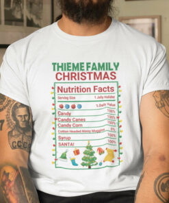 Christmas Nutrition Shirts Nutrition Facts Christmas