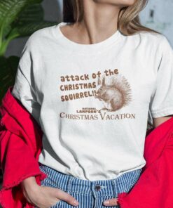 Christmas Squirrel T Shirt Attack Of The Christmas Squirrel