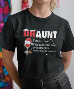 Christmas Wine Glass Shirt Draunt Definition