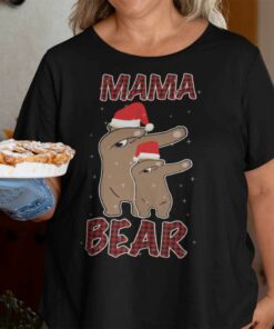 Dabbing Mama Bear Christmas Shirt
