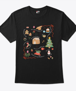 Doodle Liberal Values Holiday Subtle Anti Trump Christmas Shirt