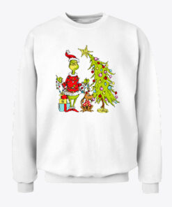 Grinch Christmas Tree Sweatshirt