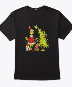 Grinch Christmas Tree T Shirt