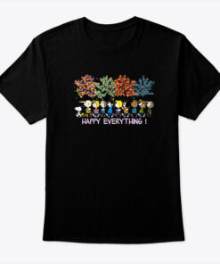 Happy Everything Snoopy And Friends Shirt Happy Holiday