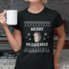 Hedgehog Christmas T Shirt Merry Hedgiemas