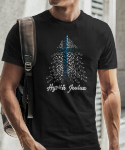 Hyvaa Joulua Shirt Merry Christmas God Lovers