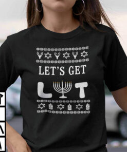 Let’s Get Lit Christmas T Shirt