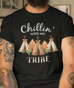 Love Christmas With My Tribe Shirt Chillin With My Tribe