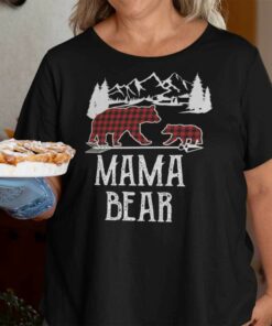 Mama Bear Christmas Shirt Merry Christmas