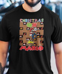 Mario Christmas T Shirt Christmas On Mario
